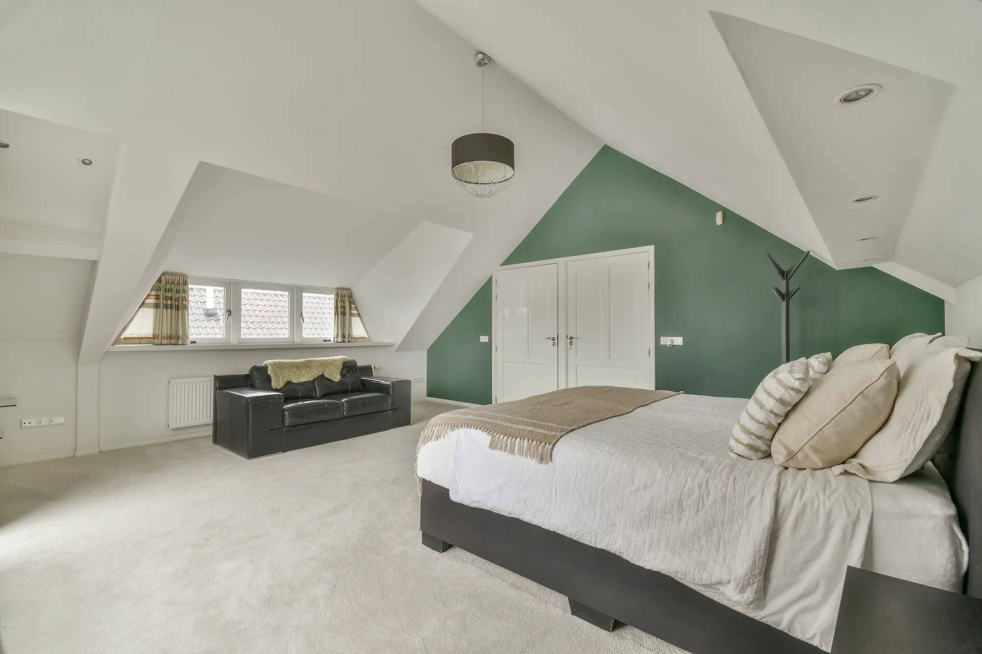 Loft master bedroom conversion with Velux windows